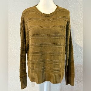 Cupcakes & Cashmere Olive Knit Sweater